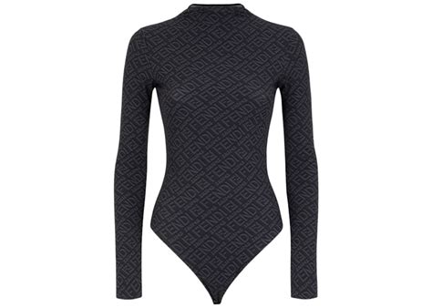 skims fendi long sleeve bodysuit|fendi x high neck bodysuit.